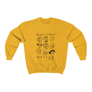 Black Stories Matter Unisex Heavy Blend™ Crewneck Sweatshirt